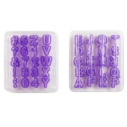 Set de 40 Letras e Números Wilton 