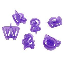 Set de 40 Letras e Números Wilton 