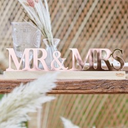 Marcador Rose Gold Mr & Mrs