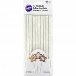 Pack  20 Sticks Bolachas Wilton