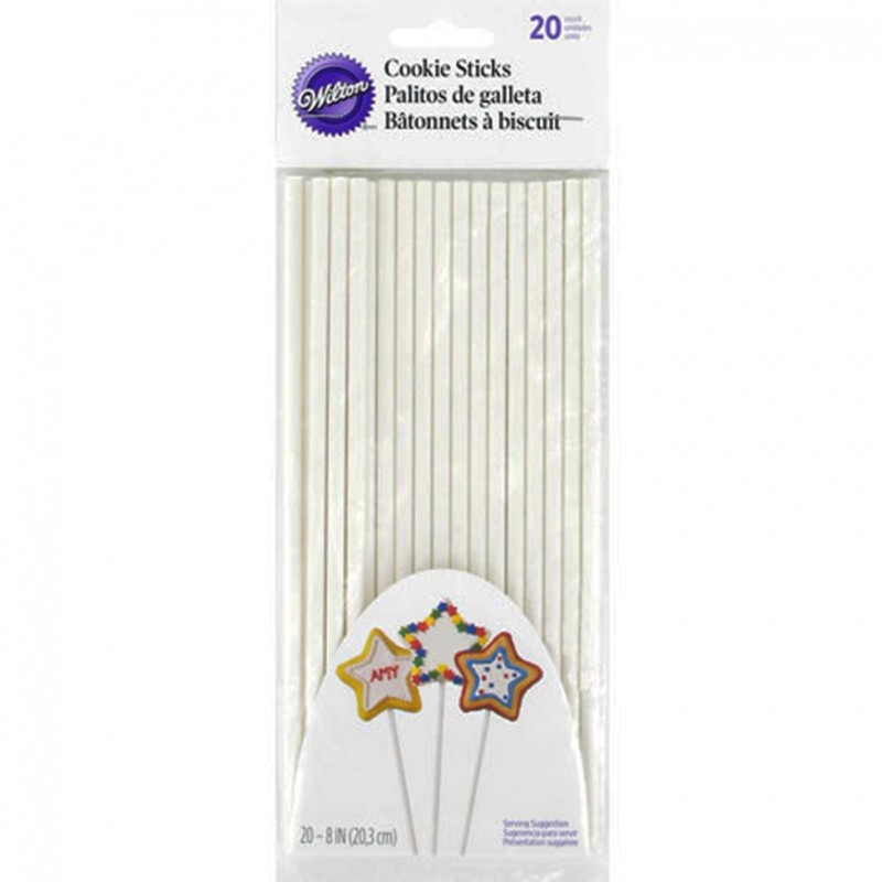 Pack  20 Sticks Bolachas Wilton