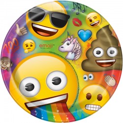 16 Pratos Emoji Arco Íris...