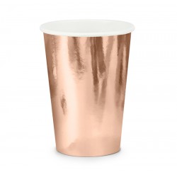 6 Copos Foil Rose Gold