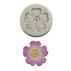 Molde Silicone Rosa de Renda