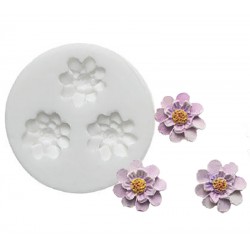 Molde Silicone Flores