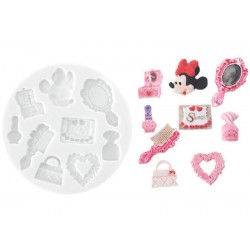 Molde Silicone Minnie e...