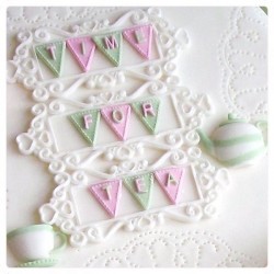 Molde Silicone Letras Bunting