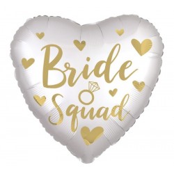 Balão Foil Coração BRIDE SQUAD