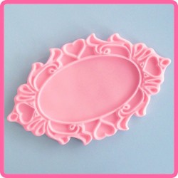 Molde de Silicone Placa Oval