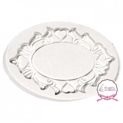 Molde de Silicone Placa Oval