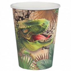 10 Copos DINOSSAUROS 270 ml