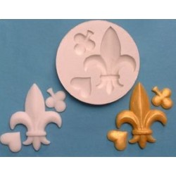 Molde de Silicone Flor de Lis