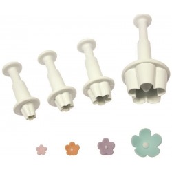 Set 4 Cortadores Flor Blossom