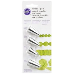 Pack de 4 Bicos de Pasteleiro para Folhos