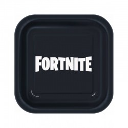 8 Pratos Fortnite 18 cms