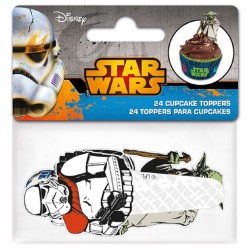 24 Topper Papel  Star Wars