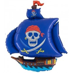 Balão Foil Navio Pirata