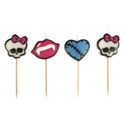 Pack de 4 Velas Monster High