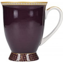 Caneca Porcelana Roxa 300ml