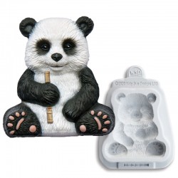 Molde Silicone Panda