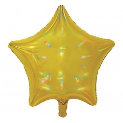 Balão Foil Estrela Dourada...