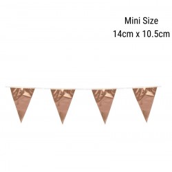 Mini Bandeirolas Rose Gold...