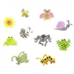 Molde de Silicone Summer Bugs