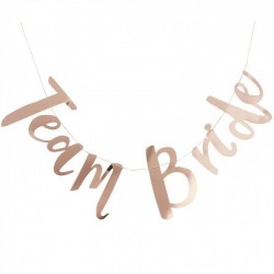 Banner Rose Gold Team Bride