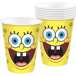 8 Copos Sponge Bob