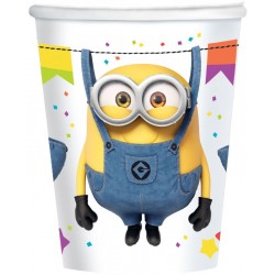 Copos Papel Minions Party Time