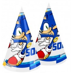 Conjunto 6 Chapeús SONIC