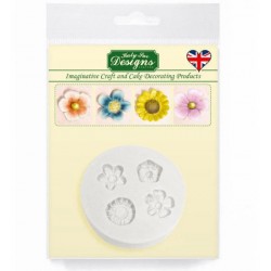 Molde Silicone Pequenas Flores