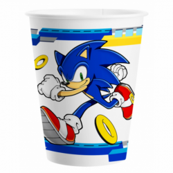 8 Copos Papel Sonic