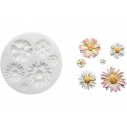 Molde Silicone Flores...