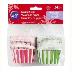 Pack 24 Tacinhas de Natal Wilton