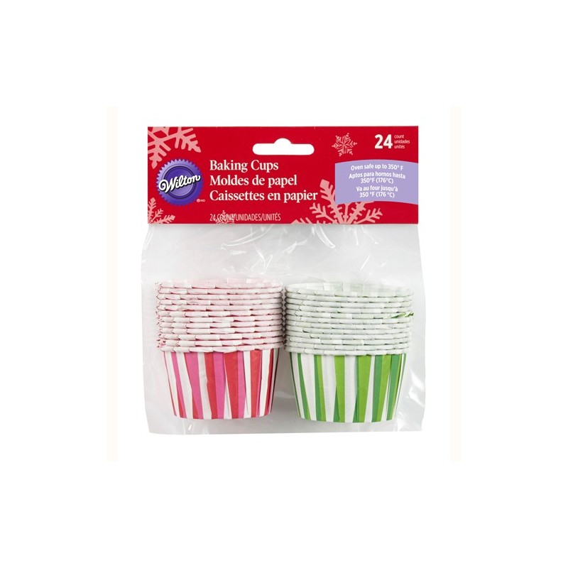 Pack 24 Tacinhas de Natal Wilton