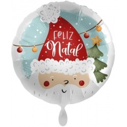 Balão Feliz Natal Pai Natal