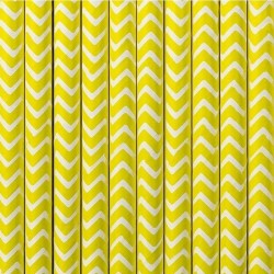 Palhinhas Chevron Amarelo