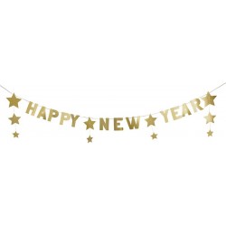 Banner Dourado Happy New Year