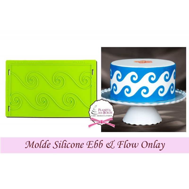 Molde Silicone marvelousmolds Ebb & Flow Onlay 