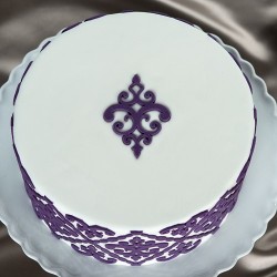 Molde Marcador Medalhão Filigree Damask