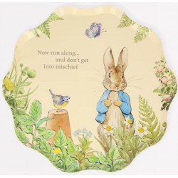 Pratos Peter Rabbit no Jardim