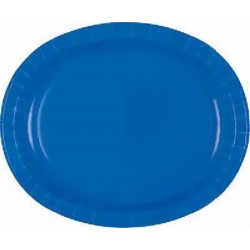 8 Bandejas Oval Royal Blue