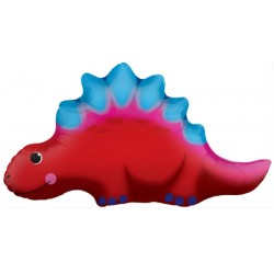 Balão Dino Vermelho e Azul