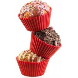 6 Formas Silicone Cup Cakes