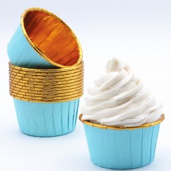 Formas Cup Cakes Azul e...