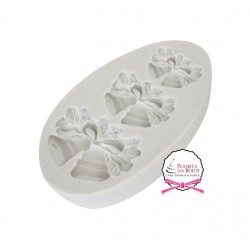 Molde Silicone Pequenos  Sinos 