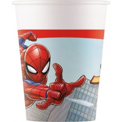 8 Copos Spiderman 200ml