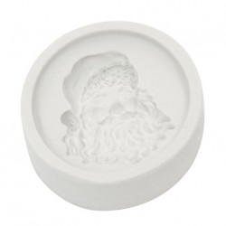 Molde de Silicone Topo de Cup Cake Pai Natal