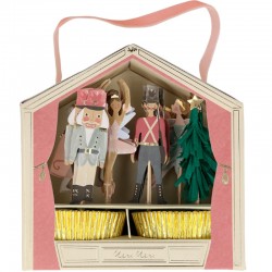 Kit 24 Cup Cakes  Nutcracker